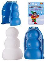 ABtoys Снежколеп Снеговик 3D синий 16х12х22 см