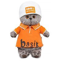 Басик в поло и шапке 100% антистресс 25 см