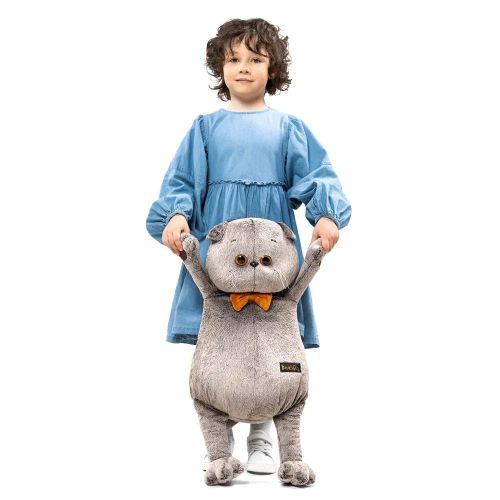 BUDI BASA Кот Басик с бархатным бантом 47 см фото 4