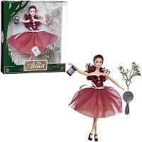 Кукла Junfa Atinil Яркое настроение (шатенка) в наборе с клатчем и другими аксессуарами 28см