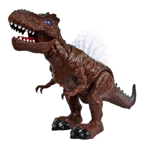 Динозавр Junfa коричневый (движение, свет, звук, откладывает яйца) фото 4