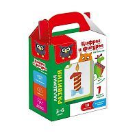 Игра настольная"Карточки на кольце "Цифры и фигуры"