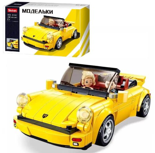 Конструктор Sluban серия Модельки Желтый карбиолет 290 деталей