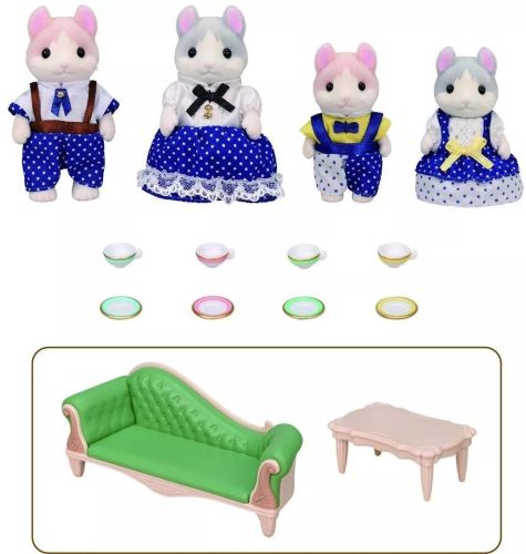 Набор фигурок Sylvanian Families Семья Котов кёрл 2150 фото 4