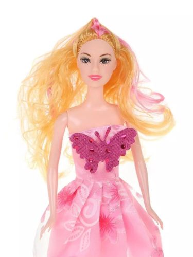 Кукла в розовом платье 30 см H925 фото 2