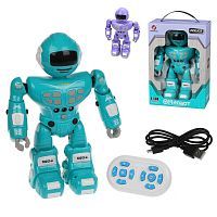 Робот р/у, ИК управление, 10 каналов, свет, звук, аккум.встроен., USB шнур, эл.пит. ААА*2шт.не вх.в комплект, в ассортименте