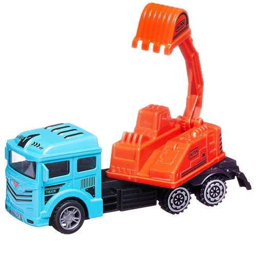 машинка junfa спецтехника подъемный кран инерционная металлическая фото 2 Машинка Junfa Спецтехника Подъемный кран инерционная металлическая фото 2