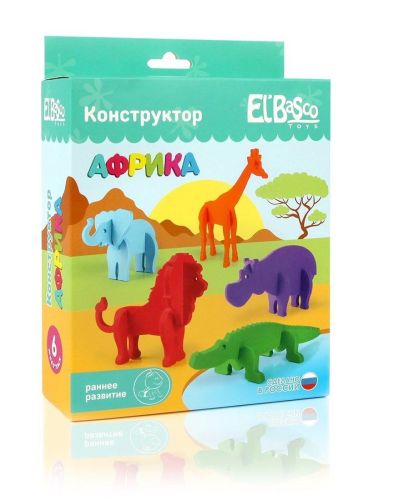 конструктор мягкий "африка" Конструктор мягкий "Африка"