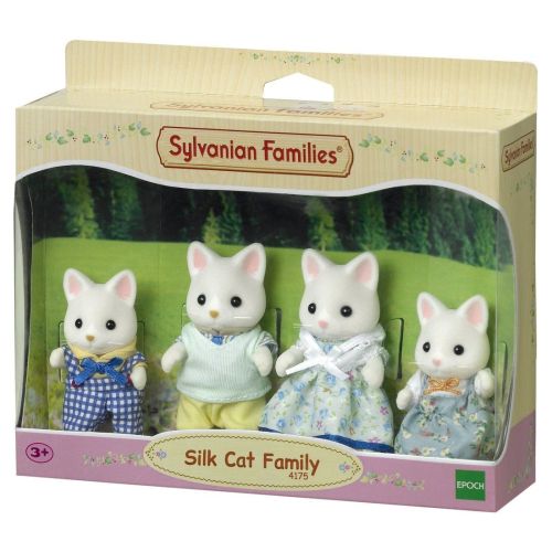 игровой набор sylvanian families семья шёлковых кошек 4175 Игровой набор Sylvanian Families Семья шёлковых кошек 4175