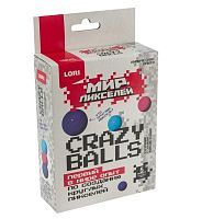 Химические опыты Crazy balls Мир пикселей Голубые, розовые, фиолетовые