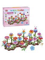Конструктор Цветочный сад, 104 детали, кор.