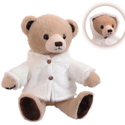 Мягкая игрушка ABtoys Медведь в курточке, 25см фото 2