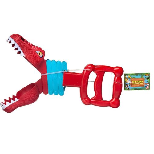 Игрушка Abtoys Зубастики Свирепый динозавр, выдвижная 28 см фото 3