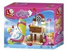 Констр-р серии Розовая мечта, Солнечный берег, 84 дет. СОБРАН