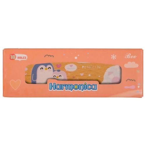 Музыкальный инструмент BEE Губная гармошка (гармоника) тремоло DF10W P фото 2