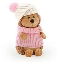 Ежинка Колючка в шапке с розовым помпоном 15