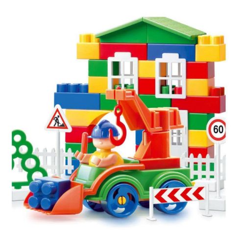 Конструктор BAUER Стройка 50 элементов фото 2