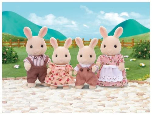 набор фигурок sylvanian families семья молочных кроликов 4108 фото 4 Набор фигурок Sylvanian Families Семья Молочных Кроликов 4108 фото 4