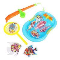 Набор Рыбалка магн., 8 фигурок + удочка, 2 аксесс., пакет