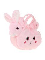 Зайка в сумочке розовый.