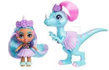 УЦЕНКА Игровой набор Mattel Cave Club Пещерные малыши Кукла с динозавром GXP22