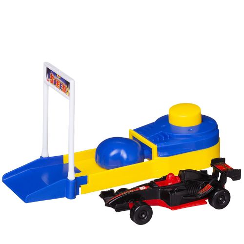 Машинка Junfa гоночная с пусковым устройством, 8х3х3см фото 2