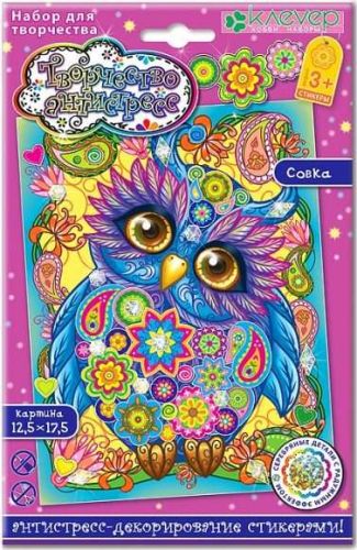 Клеvер Набор для изготовления картины Совка (АС 19-211)