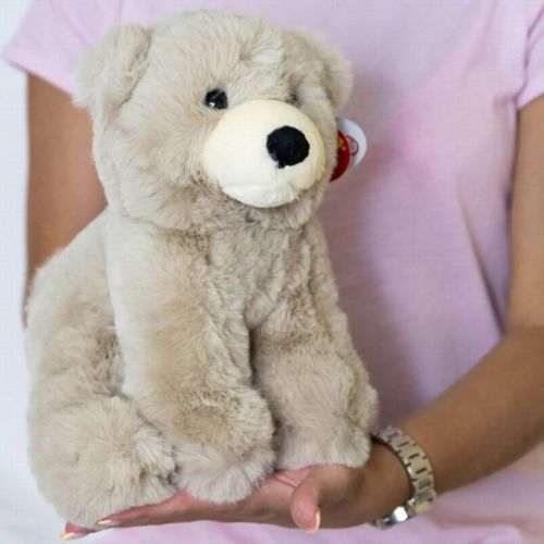 Мягкая игрушка Abtoys В дикой природе. Мишка бежевый, 30см фото 2