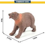 Фигурка Abtoys Юный натуралист Дикие животные и птицы Медведь бурый, термопластичная резина