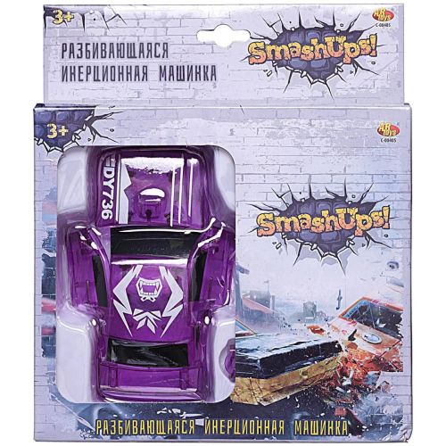 машинка abtoys разбивающаяся инерционная фиолетовая 1:32 фото 6 Машинка Abtoys разбивающаяся инерционная фиолетовая 1:32 фото 6