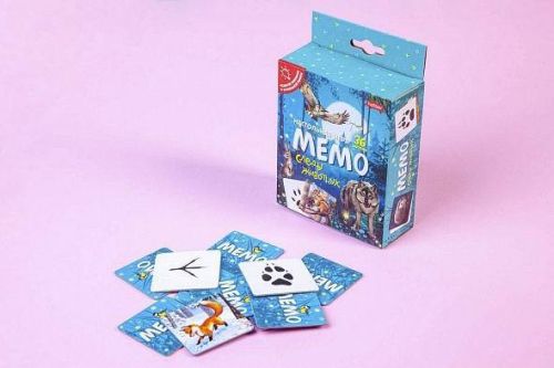 настольная игра hatber мемо 36 карточек следы животных фото 3 Настольная игра Hatber МЕМО 36 карточек Следы животных фото 3