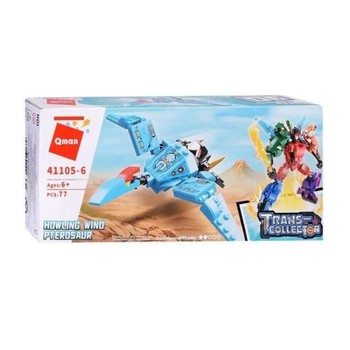 конструктор qman серия trans-collector птеродактиль 77 деталей фото 3 Конструктор Qman серия Trans-collector Птеродактиль 77 деталей фото 3
