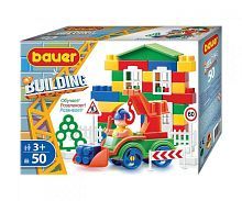 Конструктор BAUER Стройка 50 элементов