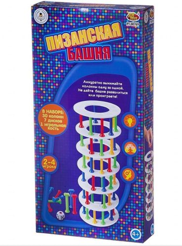 настольная игра abtoys академия игр "пизаннская башня" Настольная игра ABtoys Академия Игр "Пизаннская башня"