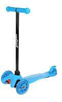Самокат MobyKids Basic 1, 120 мм PVC, голубой