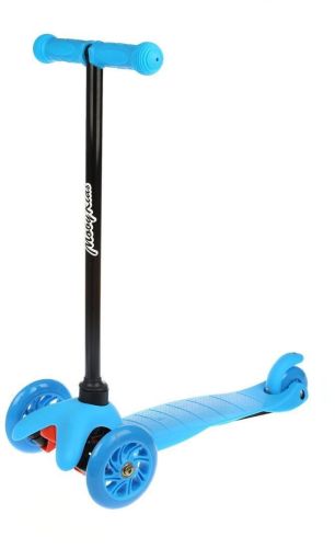 Самокат MobyKids Basic 1, 120 мм PVC, голубой