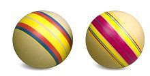 Мяч детский Эко Дорожки, 20 см, ручное окраш.,в ассорт.
