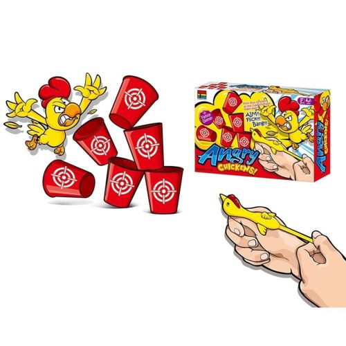 Настольная игра Меткость "Злые курицы", кор.