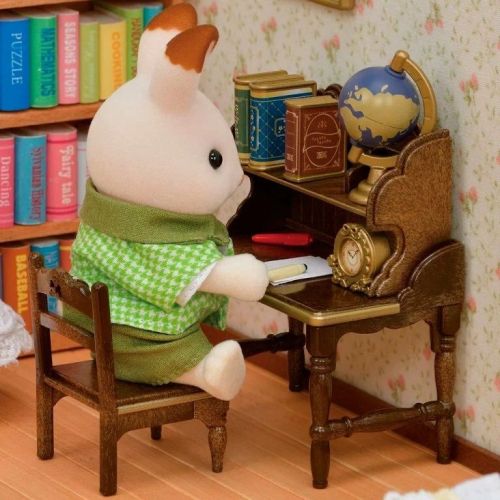 Набор мебели Sylvanian Families Классический коричневый письменный стол 2073 фото 4