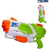Водное оружие Abtoys Аквабластер бело-зеленый 1000мл