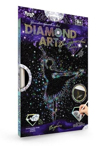 Danko Toys Набор алмазной вышивки Diamond Art Балерина (DAR-01-01)