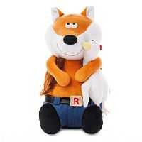 Мягкая Игрушка ДуRашки Ловкий Лис и Курица 24см