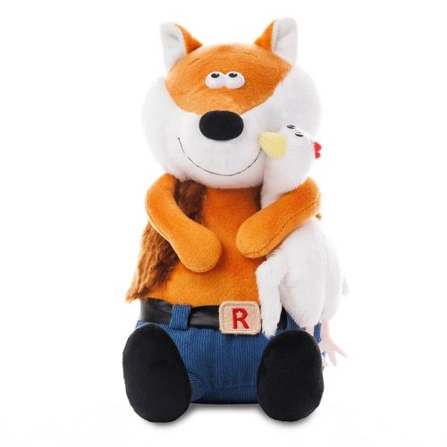 мягкая игрушка дуrашки ловкий лис и курица 24см Мягкая Игрушка ДуRашки Ловкий Лис и Курица 24см