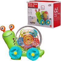 Игрушка Junfa Улитка электромеханическая зеленая движение-свет-звук