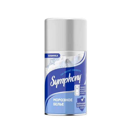 symphony освежитель воздуха automatic морозное белье 250мл Symphony Освежитель воздуха automatic Морозное белье 250мл