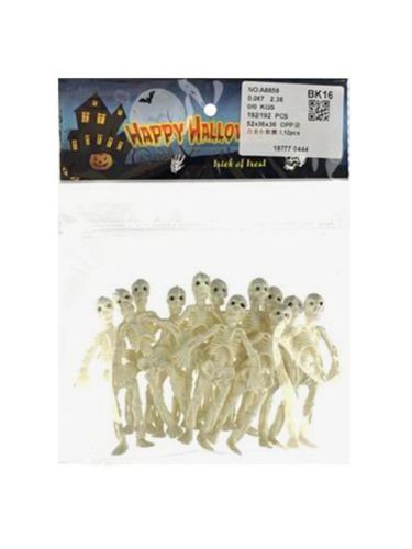 Набор фигурок Скелеты, 12, пакет
