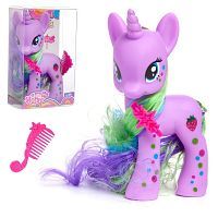 Пони с аксессуарами 15,5х9см, единорог, ФИОЛЕТОВАЯ, в прозрачной коробочке