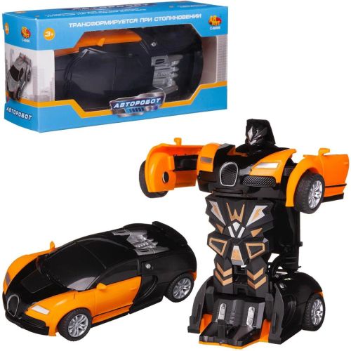 машина-трансформер abtoys авторобот герольд желтая Машина-трансформер Abtoys Авторобот Герольд желтая