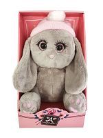 Зайка Глазастик в шапке 20см, коробка