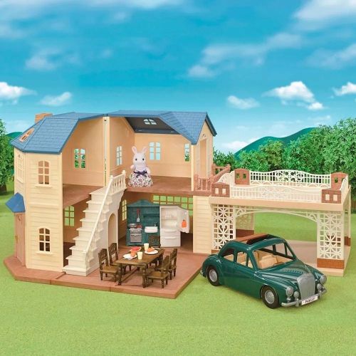 Большой дом с навесом для машины Sylvanian Families 5669 фото 13